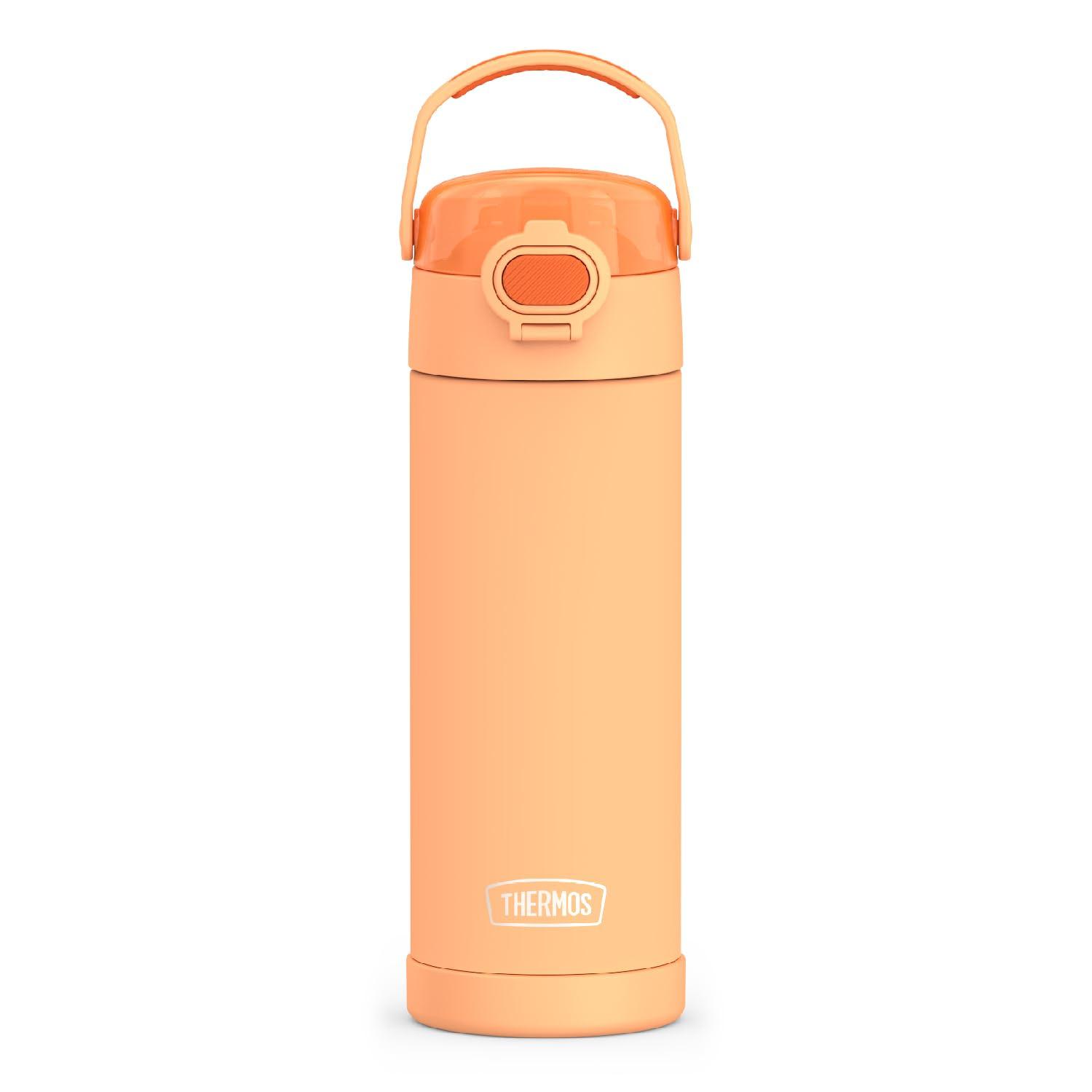 Thermos 16oz Stainless Steel FUNtainer Water Bottle with Bail Handle - Neon Orange