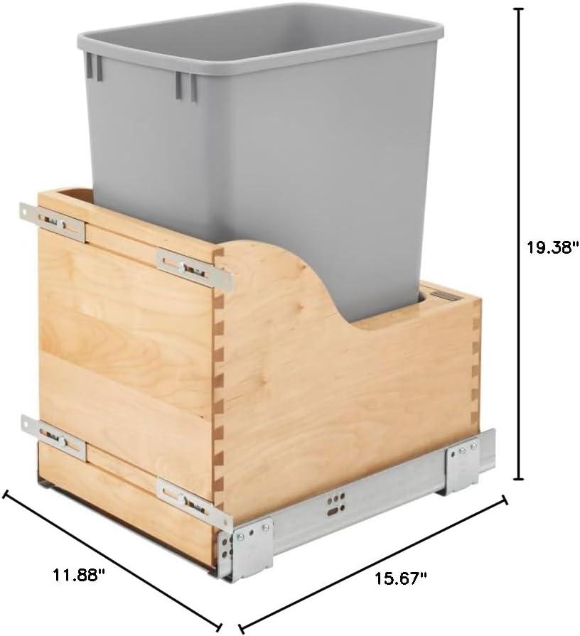 Rev-A-Shelf Rev-A-Shelf Pullout Trash Can with Soft-close Slides