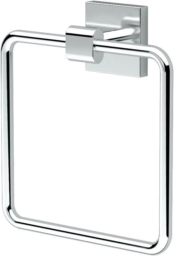 Elevate Towel Ring | Wall Mount Square Towel Holder for Bathroom, Kitchen