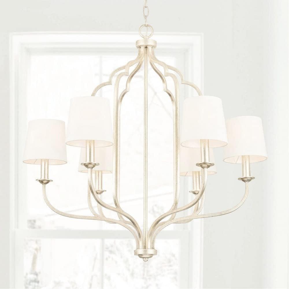 Capital Lighting Ophelia 6 - Light Chandelier in  Winter Gold