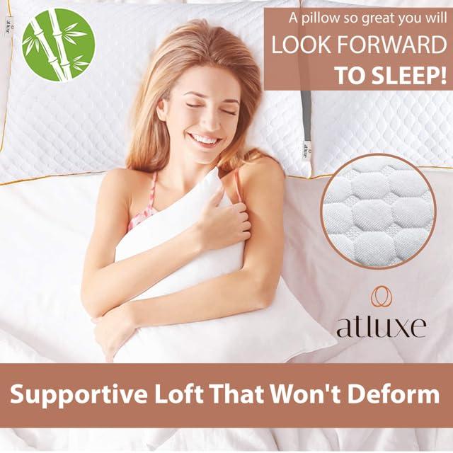 Atluxe Premium Shredded Memory Foam Pillow- Queen Size
