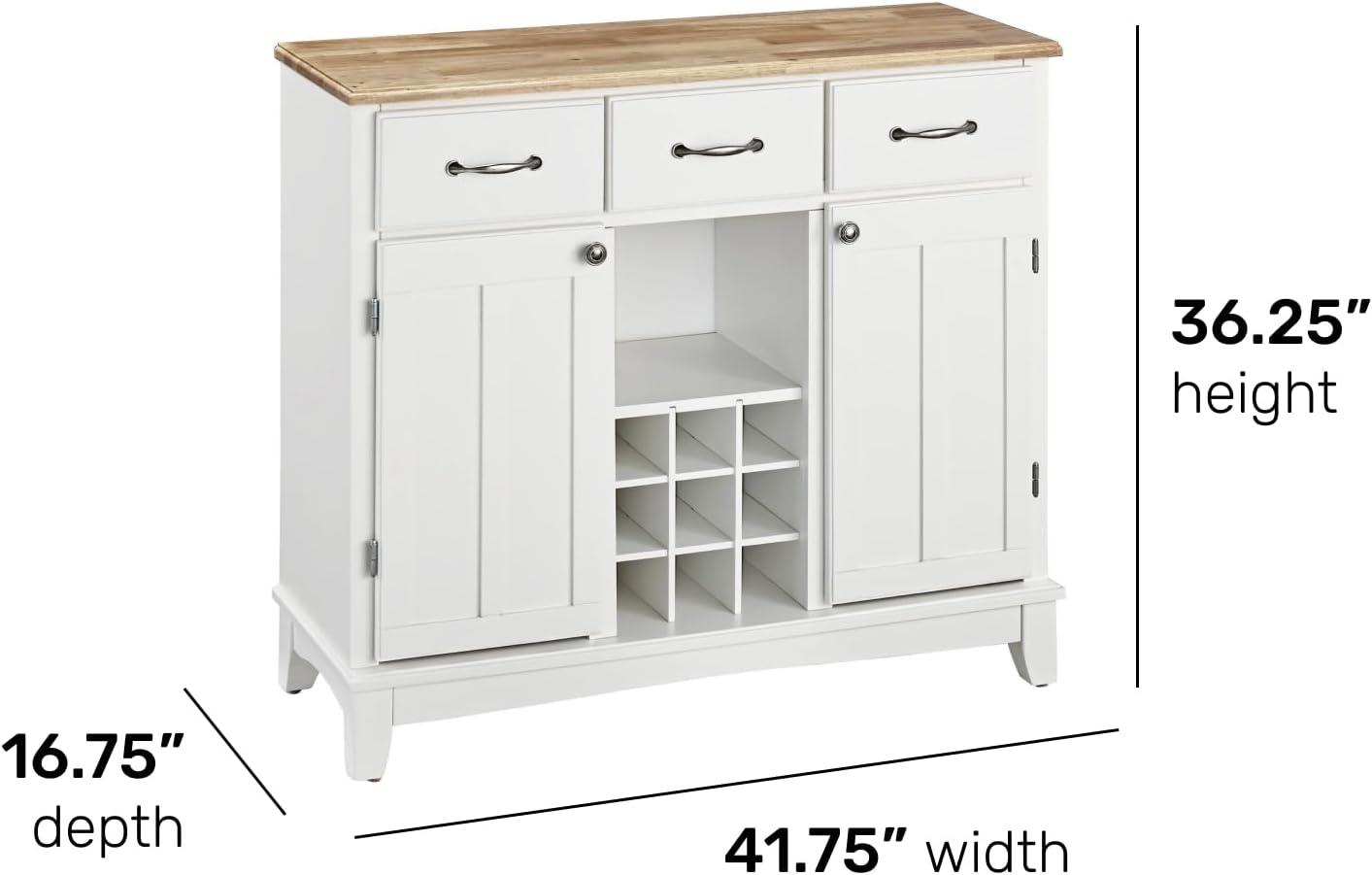 Wood Top Sideboard Buffet Servers - Home Styles