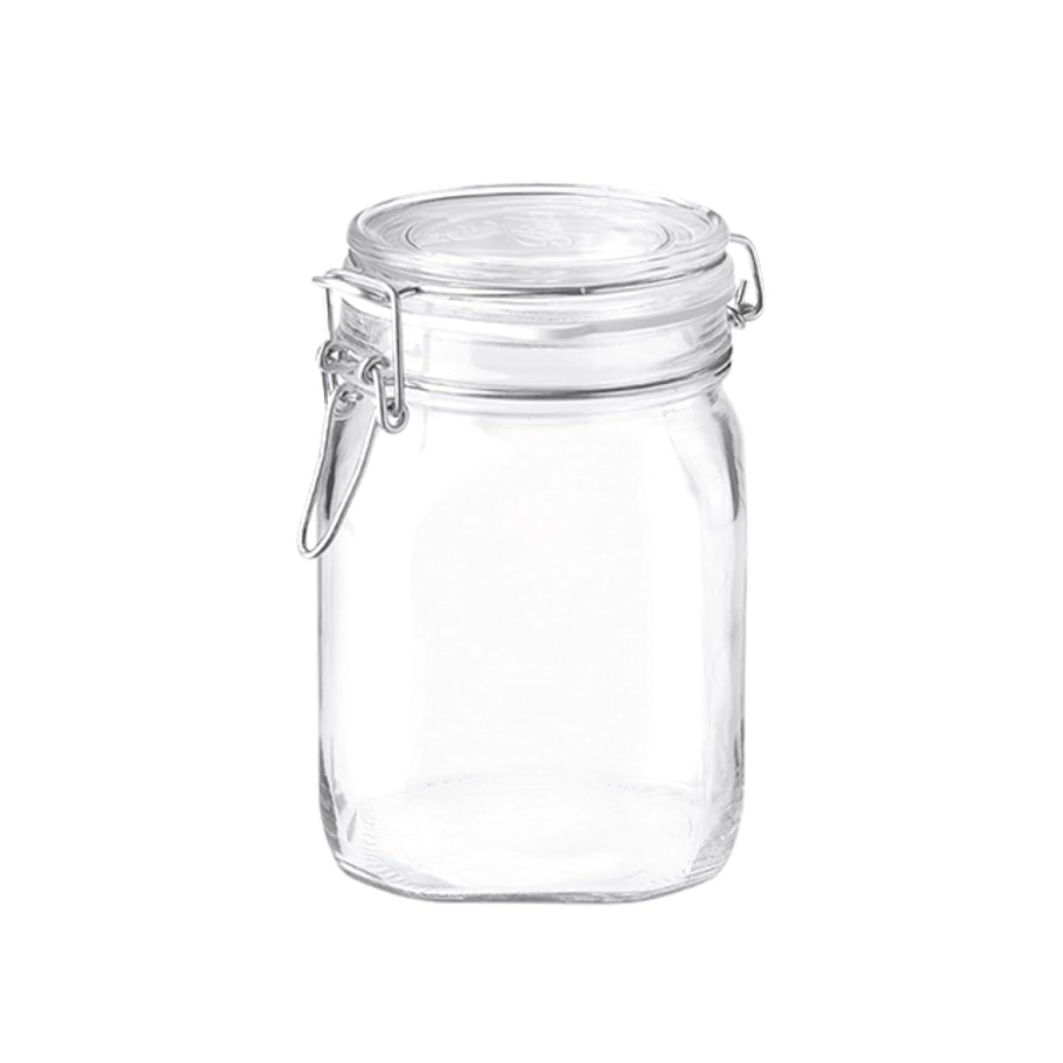 Bormioli Rocco Fido Clear Jar, 33-3/4-Ounce