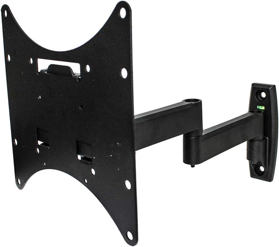 Black Adjustable Wall and Ceiling TV Mount for 50" Screens