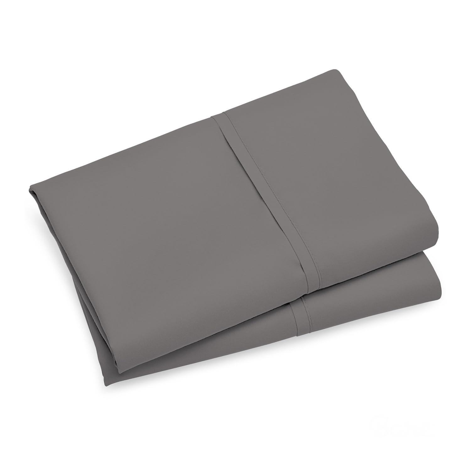 Purity Home Sustainable Organic 100% Cotton Breathable & Lightweight Deep Pocket Pillowcases