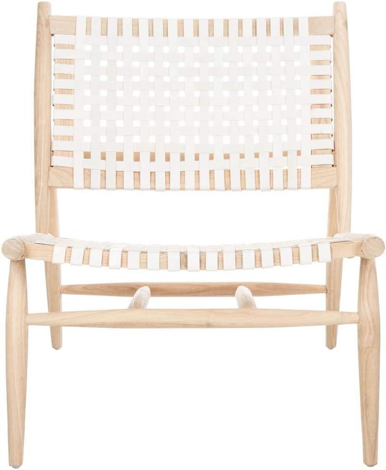 Soleil Accent Chair - ACH1001 - White/Natural - Safavieh