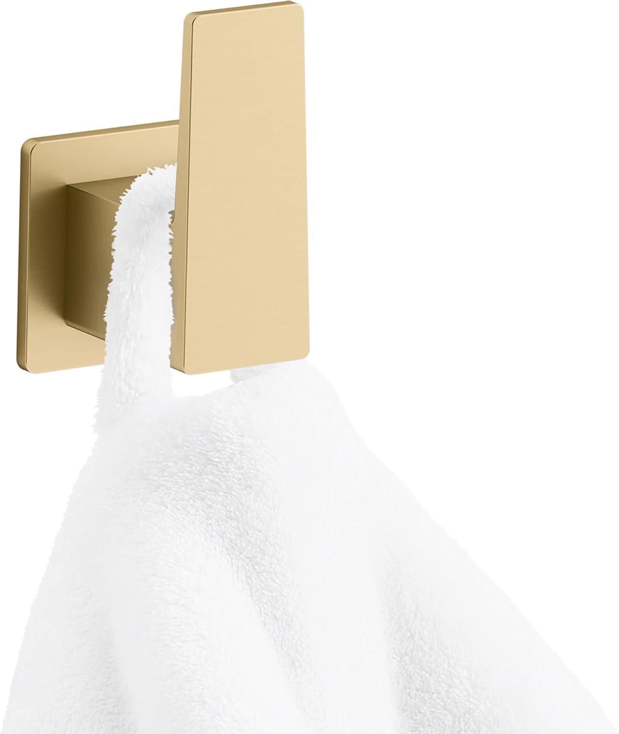 Honesty™ Wall Mounted Rectangular Bathroom Robe Hook, Towel Hook, Clothing Hook