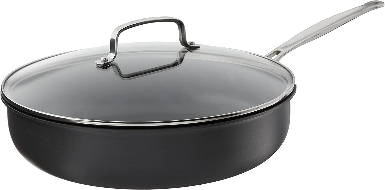 Cuisinart Chef's Classic Nonstick Hard Anodized 12" Deep Frying Pan with Cover