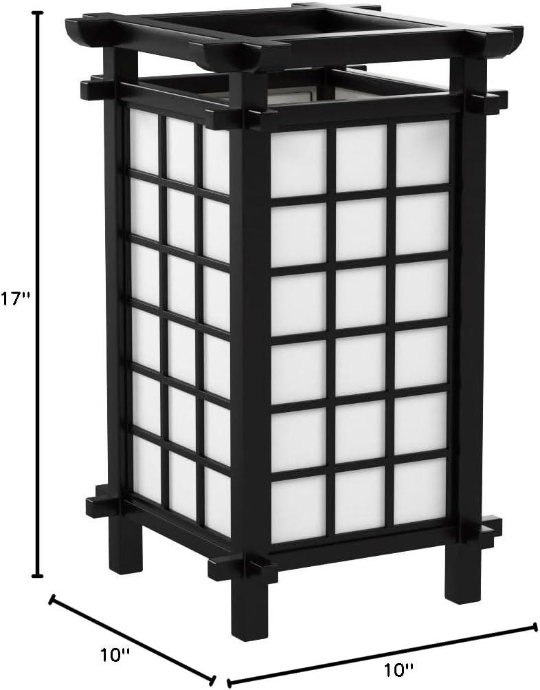 Oriental Furniture 17" Ido Lamp, Japanese, Table lamp, Asian design, Bedroom, Living room, Studies
