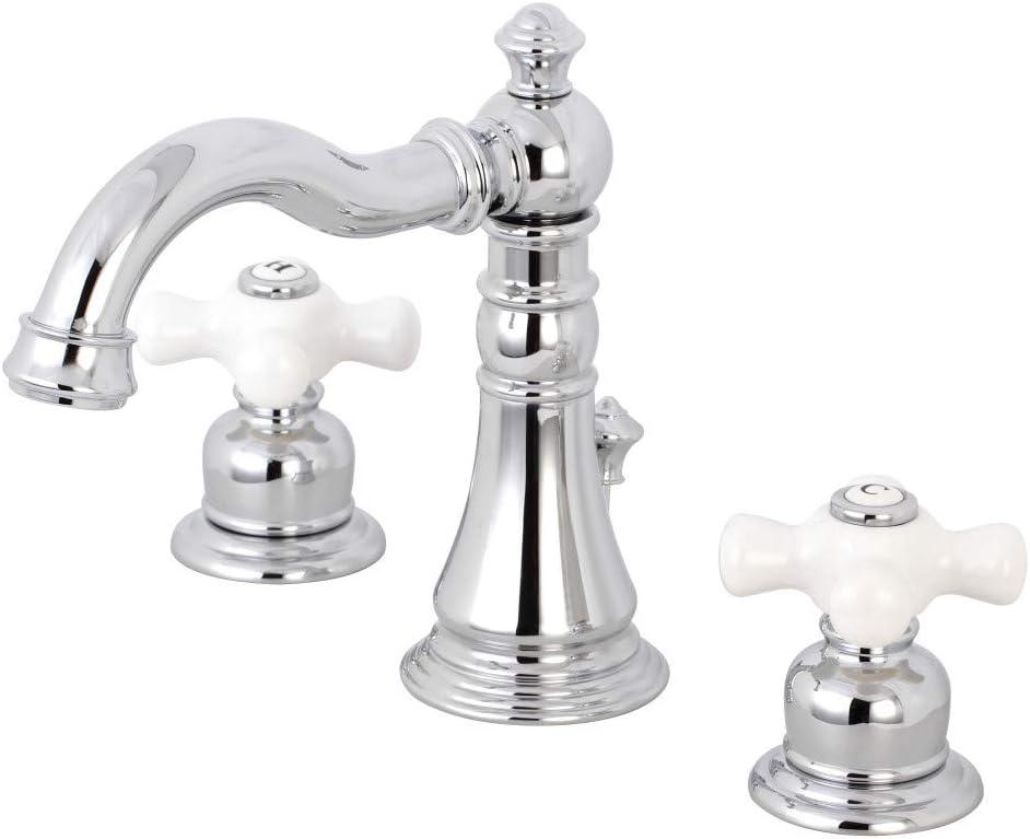 American Classic Polished Chrome Widespread Bathroom Faucet