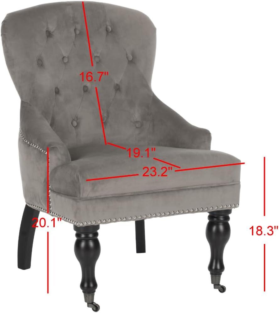 Falcon Arm Chair - MCR4544 - Mushroom - Safavieh
