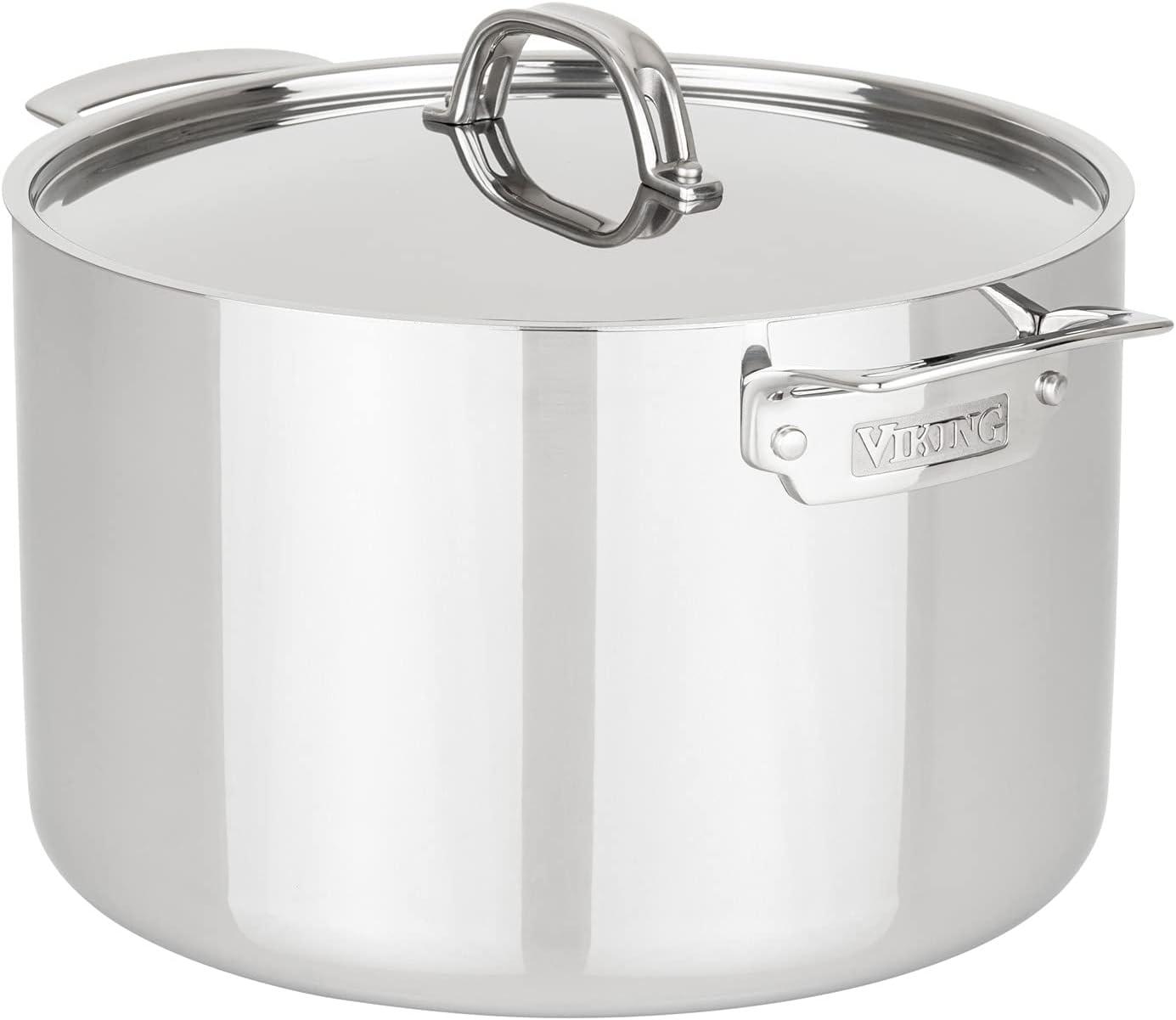 Viking 3-Ply Stainless Steel Stock Pot, 12 Quart