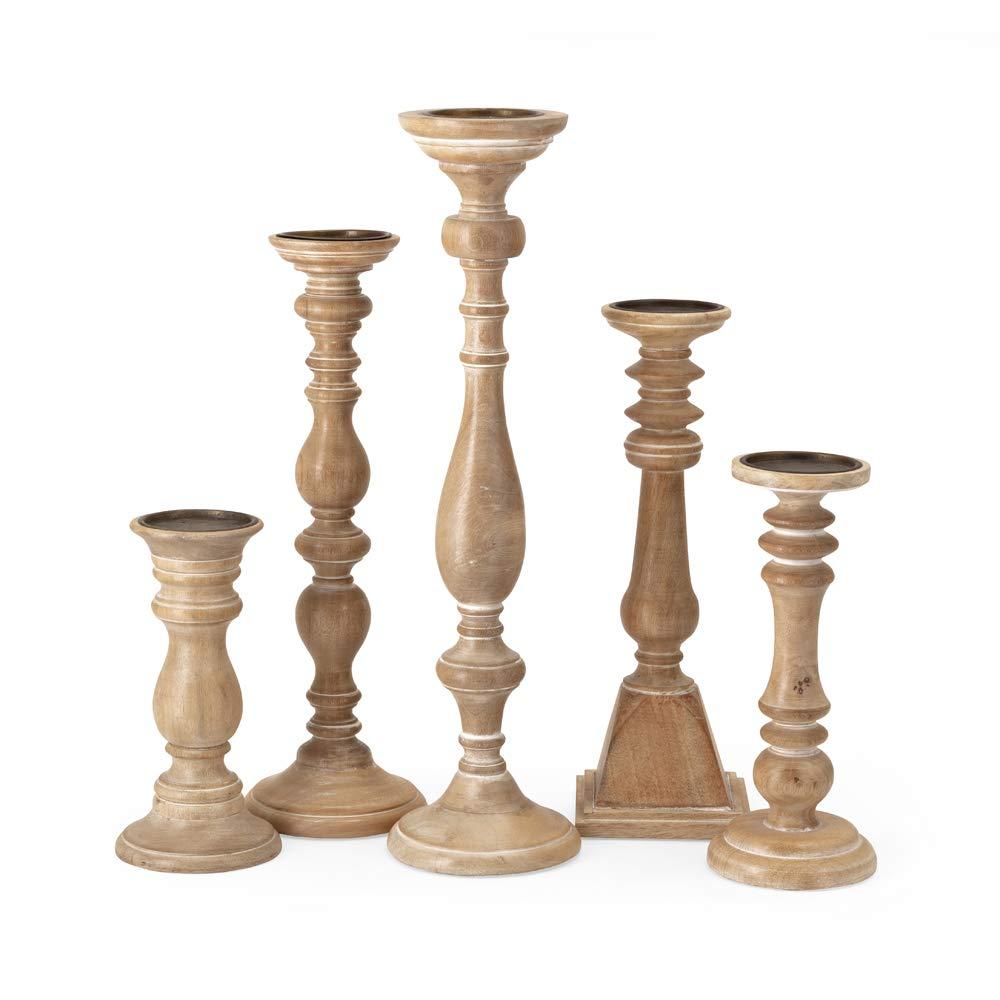 A&B Home 22'' H Tabletop Hurricane (Set of 5)