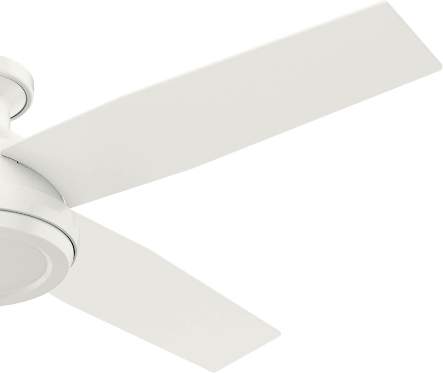 52" Dempsey 4-Blade Flush Mount Ceiling Fan with Remote Control