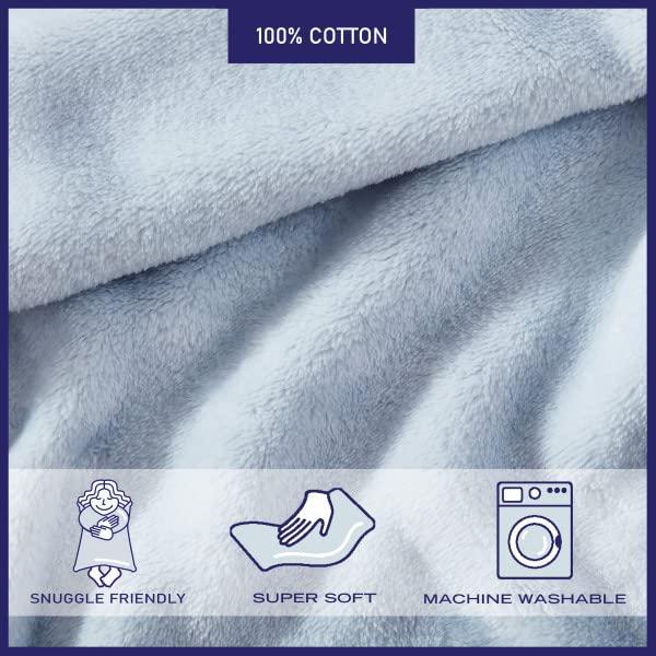 Poppy & Fritz Solid Ultra Soft Plush Pink Blanket