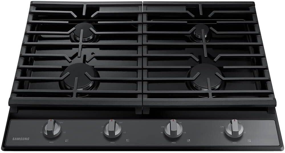 Samsung NA30R5310FG 30 inch Black Stainless 4 Burner Gas Cooktop