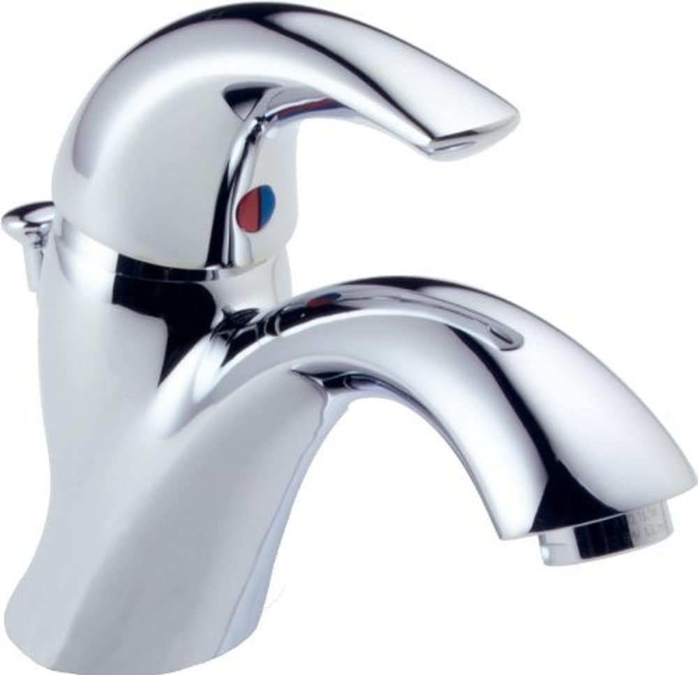 Classic Single Hole Bathroom Faucet with Drain Assembly, Single Handle Bathroom Sink Faucet