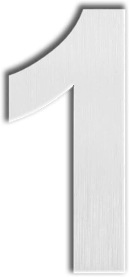 ModernStainlessHardware 6'' H Stainless Steel House Number
