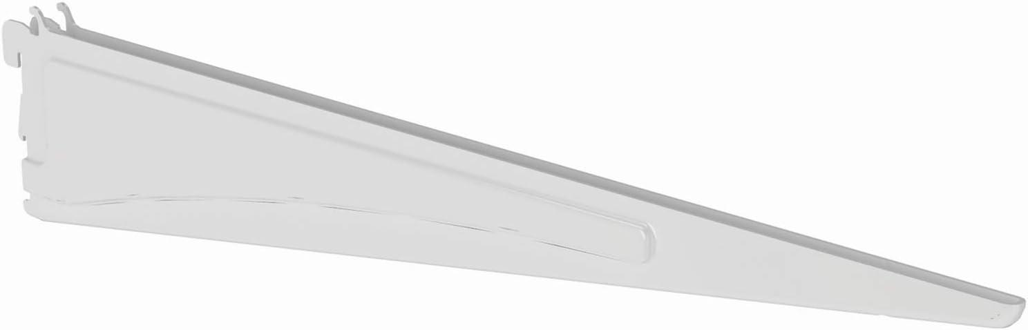 ClosetMaid 2854 ShelfTrack 16-inch Locking Shelf Bracket White New