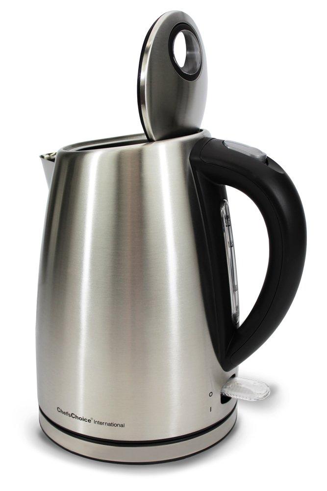 Brushed Stainless Steel 1.8 qt Cordless Electric Kettle