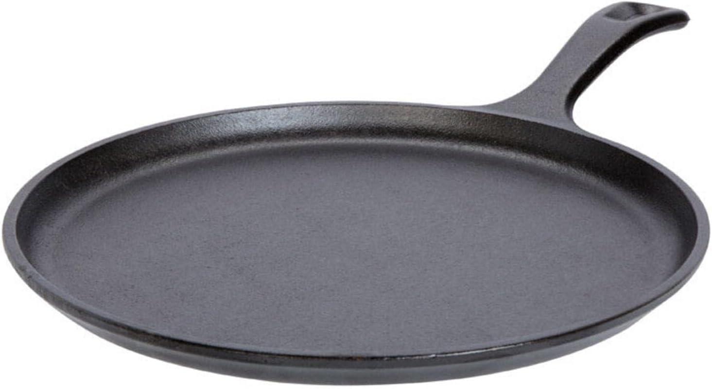 Lodge Cast Iron 10.5" Seasoned Round Griddle, L9OG3