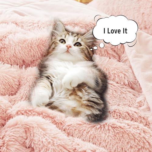 Intelligent Design Malea Shaggy Faux Fur Comforter Mini Set