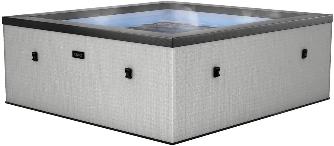 Wave Garda | 6-Person Eco Foam Hot Tub | Integrated Heater | Graphite Gray