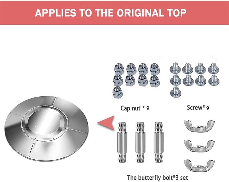 Outdoor Heaters for Patio Heater Replacement Parts-Bolt & Nut Set Patio Heater Reflector Shield Accessories Round Umbrella Outdoor Heaters for Patio Hardware