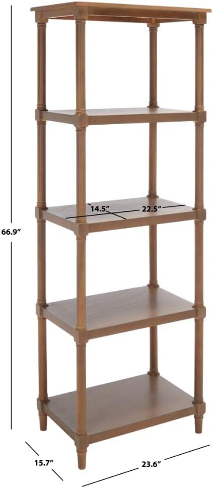 Odessa Bookcase - AMH5721 - Sepia - Safavieh Couture