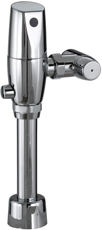 Polished Chrome Touchless Toilet Flush Valve with Long-Life Battery