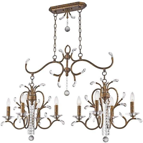 Livex Lighting Serafina 8 - Light Chandelier in  Hand Applied Venetian Golden Bronze