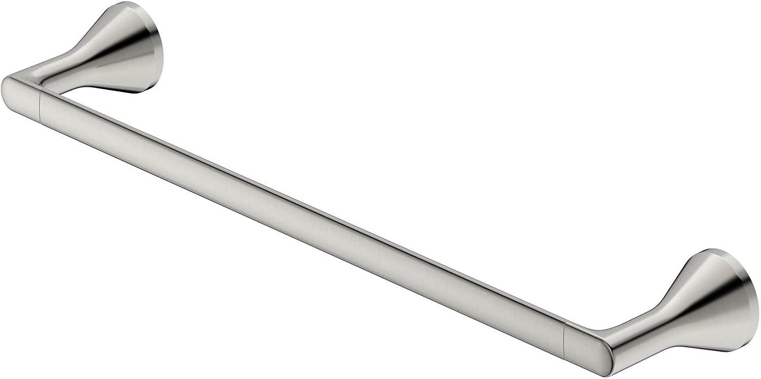 Brushed Nickel 18-Inch Wall Mounted Towel Bar