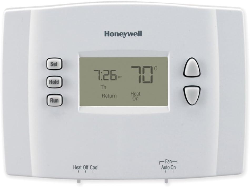 Honeywell White Digital Programmable Thermostat for Heating and Cooling