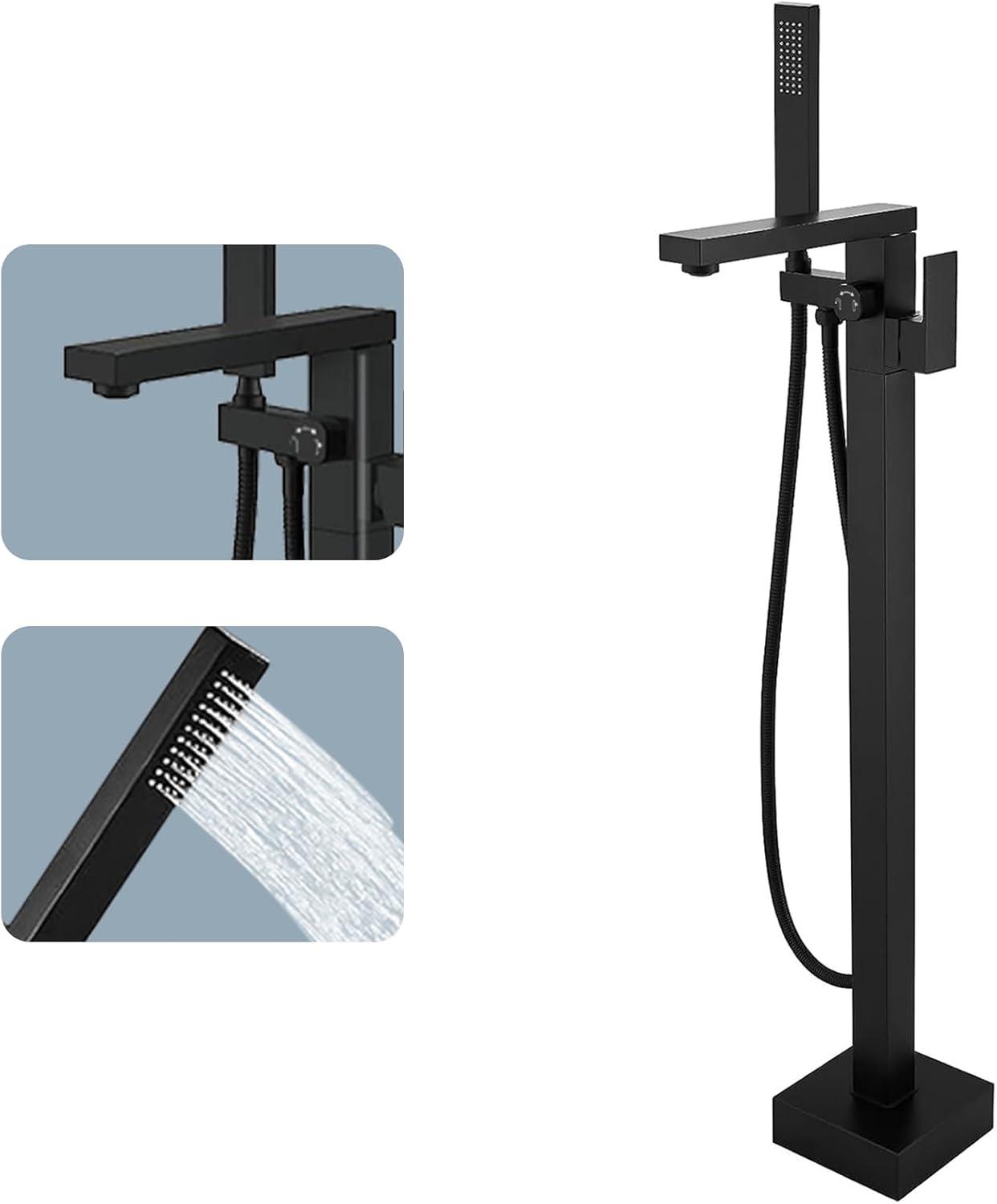 1 Handle Freestanding Tub Filler with Diverter