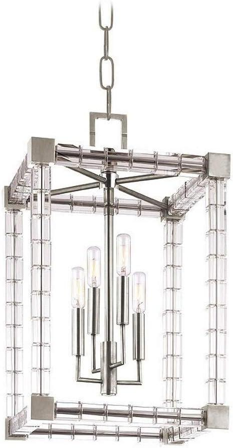 Hudson Valley Lighting Alpine 4 - Light Dimmable Square / Rectangle Chandelier