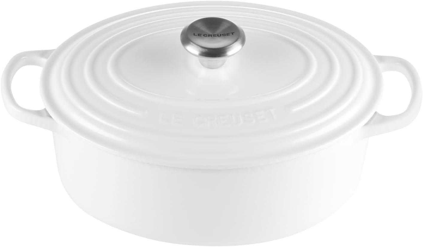 Le Creuset Enameled Cast Iron Oval Dutch Oven with Lid