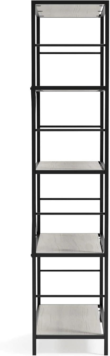 Signature Design by Ashley Casual Bayflynn Bookcase  White/Black