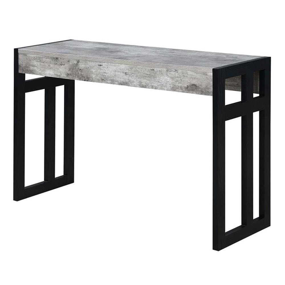 Convenience Concepts Monterey Console Table, Faux Birch/Black