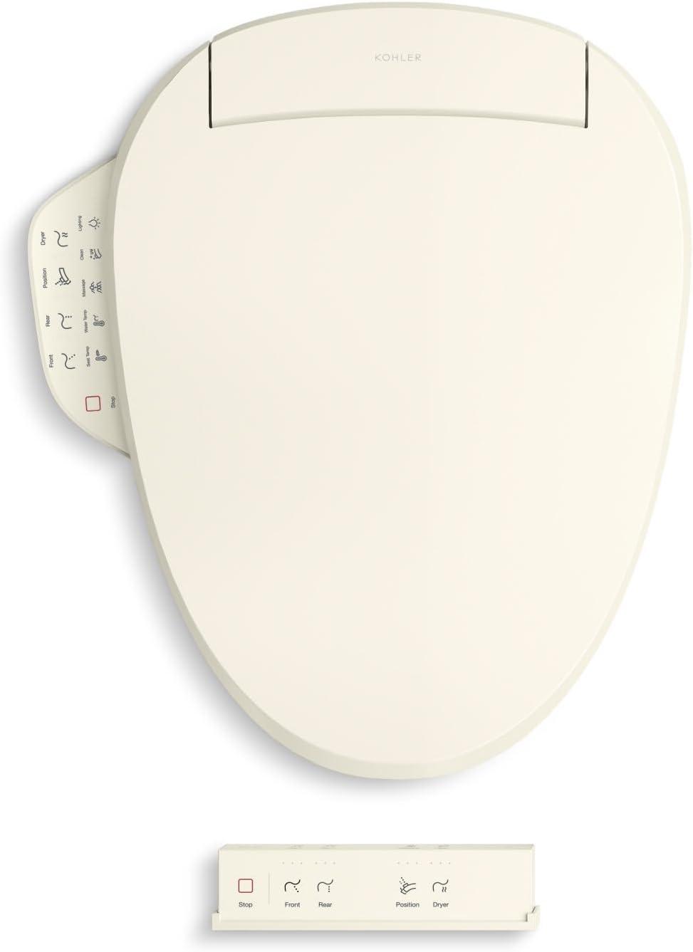 Purewash E725 Elongated Bidet Toilet Seat With Remote Control