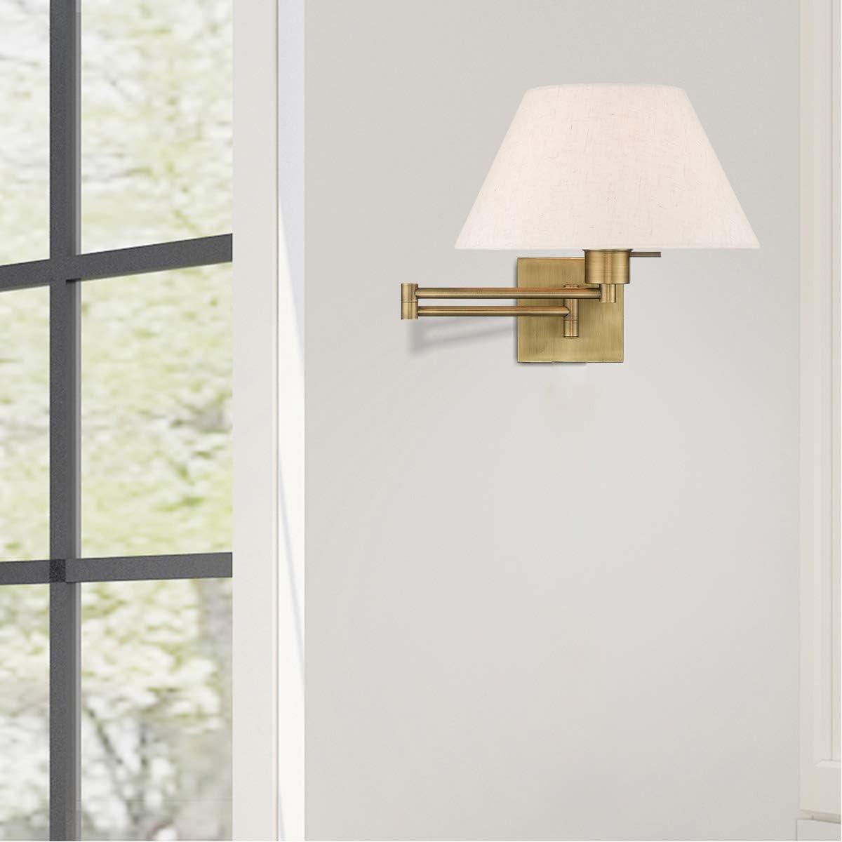 Livex Lighting 1 - Light Wall Light in  Antique Brass