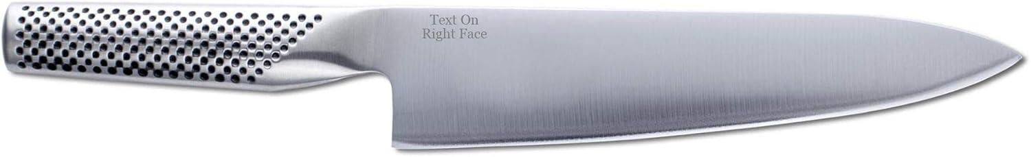 Global 8" Stainless Steel Chef's Knife with Ergonomic Handle
