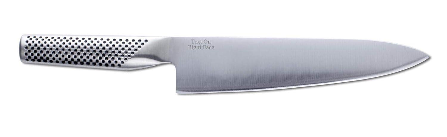 Global 8" Stainless Steel Chef's Knife with Ergonomic Handle