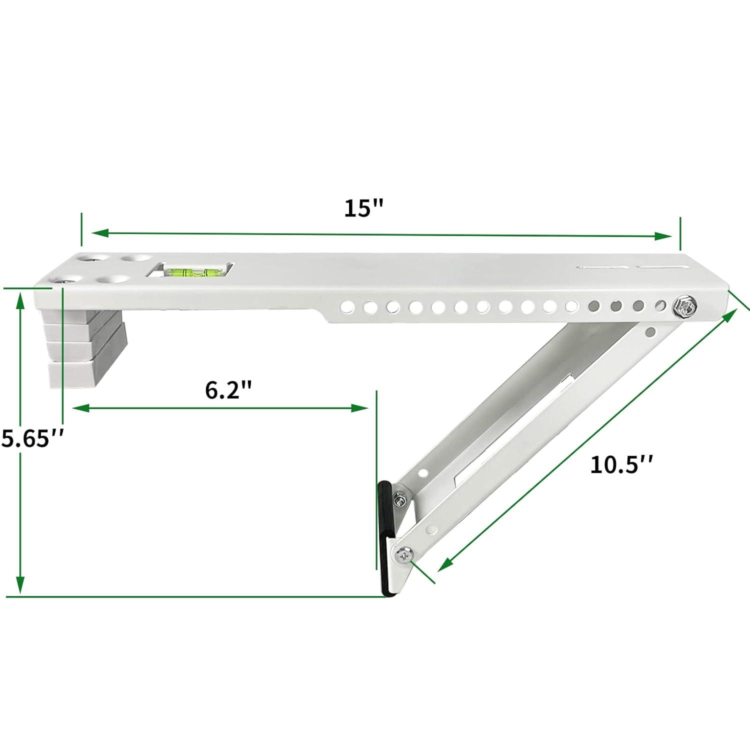Window Air Conditioner Bracket, Light Duty Support Bracket, Up to 85 lbs, Universal to Fit 5,000 to 12,000 BTU AC Units