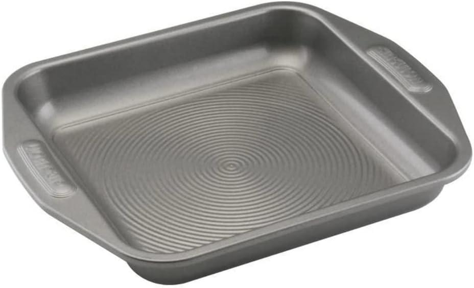 Circulon Gray Nonstick Square Cake Pan, 9 Inch