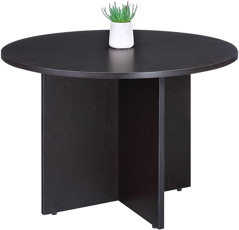At Work Round Conference Table  42"DIA Warm Ash Laminate