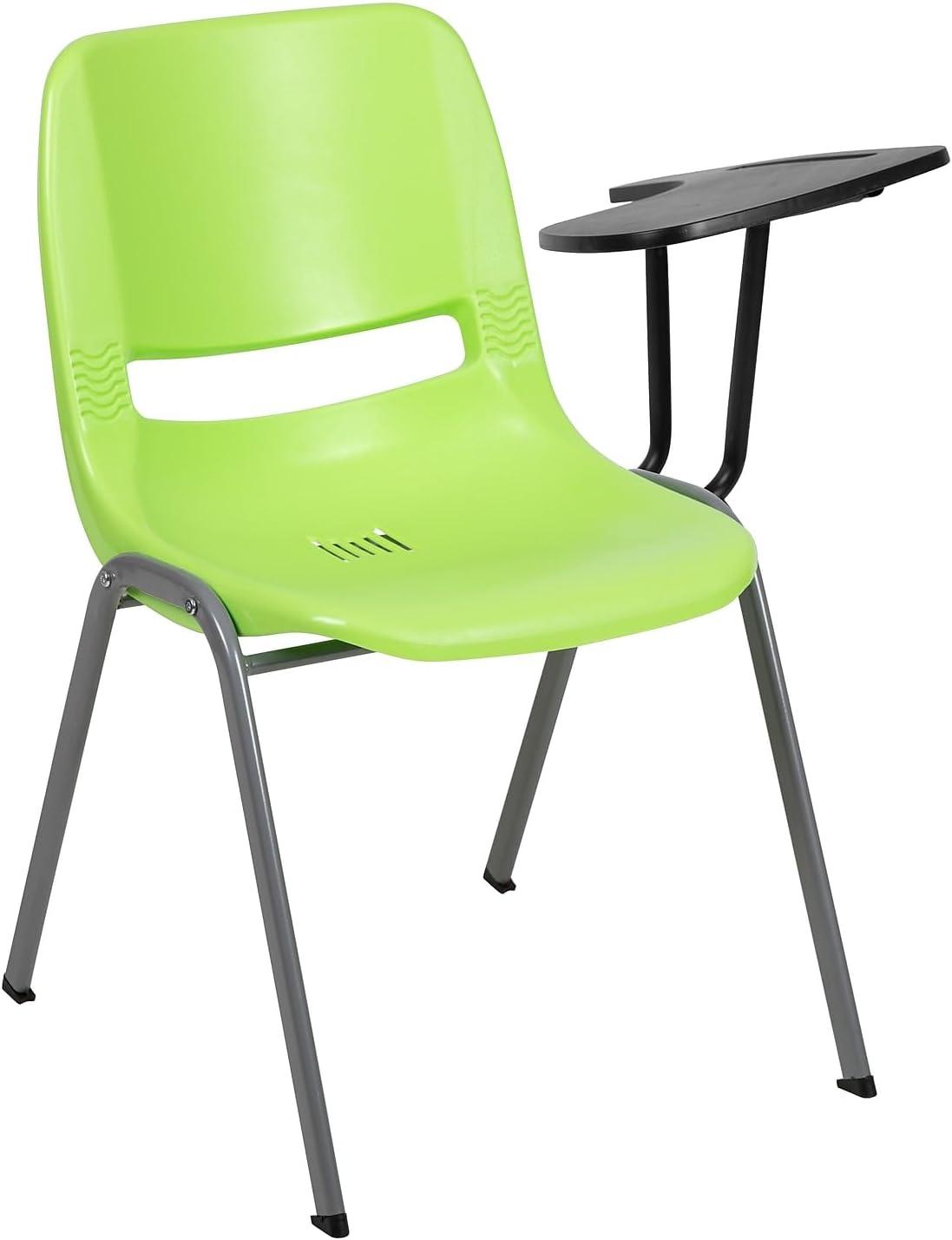 Flash Furniture Keaton 880 lb. Capacity Ergonomic Shell Stack Chair with Metal Frame