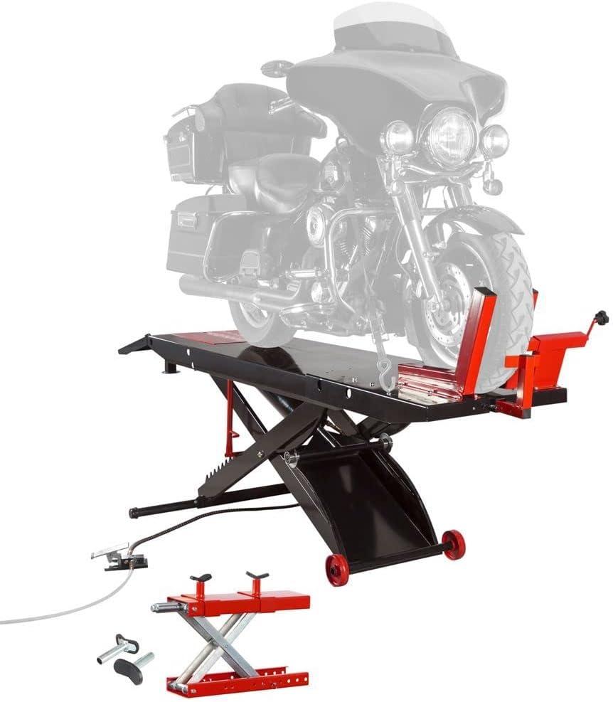 Black Widow BW-PROLIFT-HD Mesa Elevadora de Tijeras para Motocicleta Neumatic ProLift