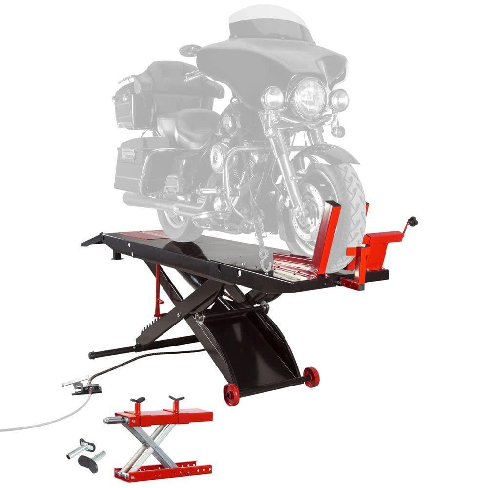 Black Widow BW-PROLIFT-HD Mesa Elevadora de Tijeras para Motocicleta Neumatic ProLift
