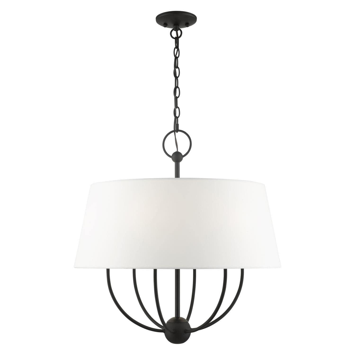 Livex Lighting Ridgecrest 6 - Light Pendant in  Black