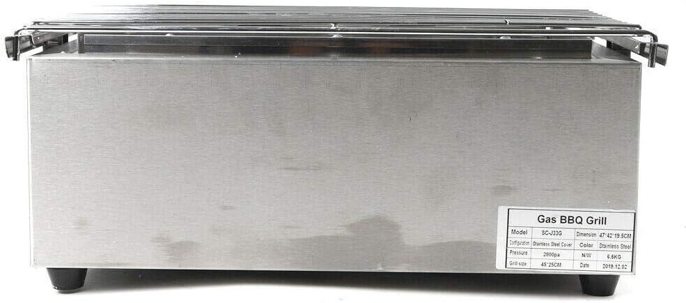 Propane Infrared Steak Grill - Efficient Heating Outdoor Portable Gas Grill with Vertical Cooking, Stainless Steel Single Burner, Perfect for Steak, Ribeyes, Picnic, BBQ